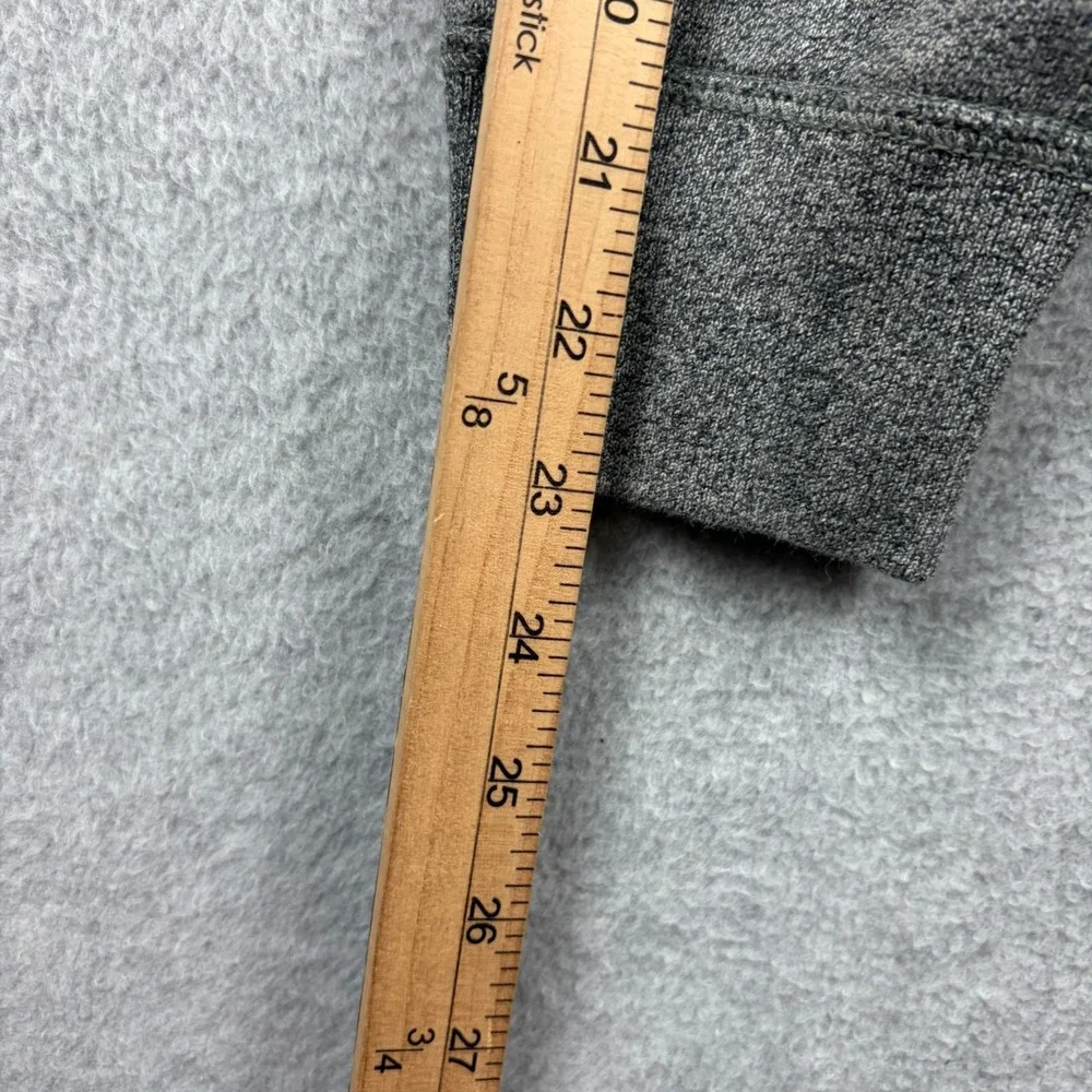 Polo Ralph Lauren Hoodie Mens Medium Gray Full Zip Thermal Lined Hood Fleece
